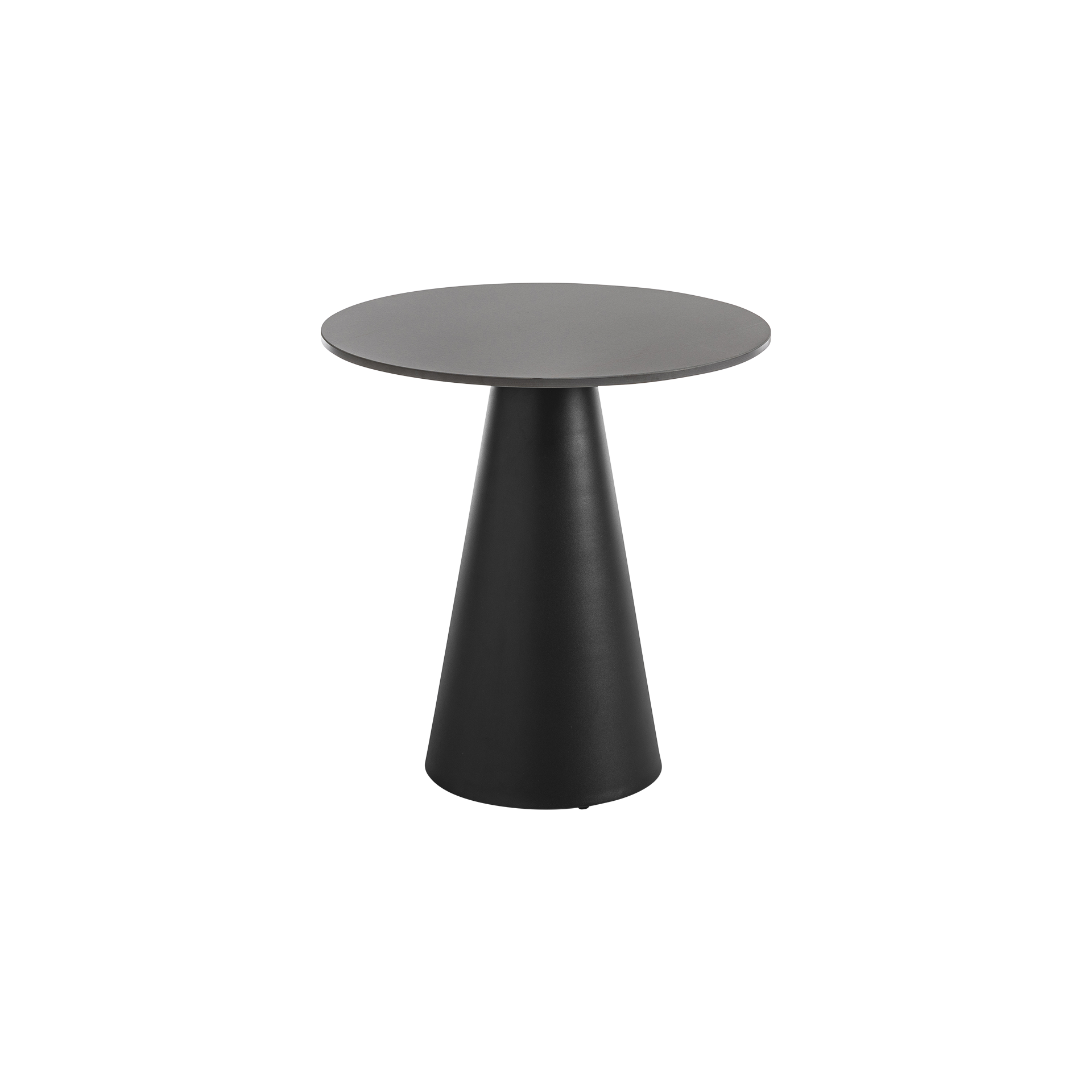 Couchtisch Pelle Tischplatte Schieferfarben Gestell Schwarz 51*54*51